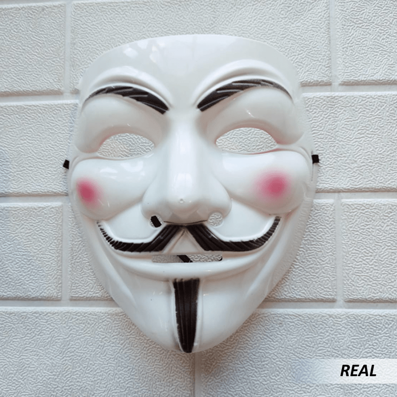 Máscara plástica de Anonymous - Imagen 2