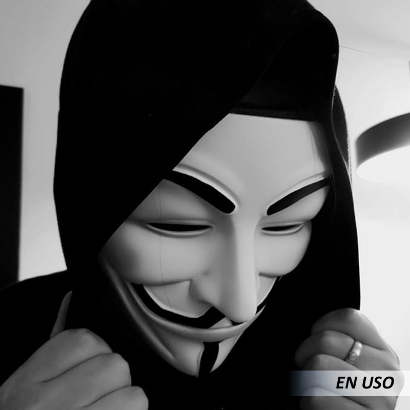 Máscara plástica de Anonymous - Imagen 5