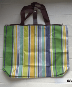 Bolso de Compras con Cierre Tipo Totebag