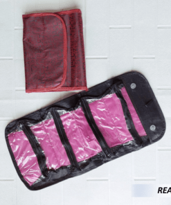 Bolso enrollable de maquillaje