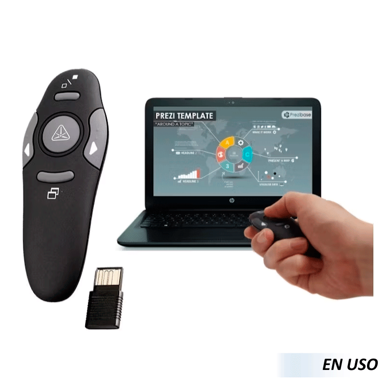Control remoto inalámbrico de presentación láser - Imagen 5