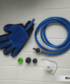 Guante de baño para perros