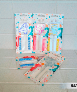 Velas de números para decoración de pasteles - Imagen 2