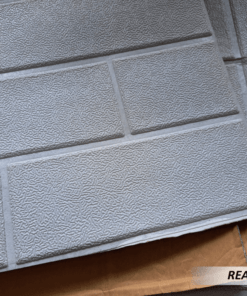 Papel tapiz pintado ladrillos blancos - Imagen 3